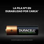 Duracell - Pilas Recargables AA 2500mAh + AAA 900 mAh (2 paquete de 4)