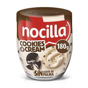 Nocilla Crema de cacao con cookies y crema 180 g (Cad:21/07/2024)
