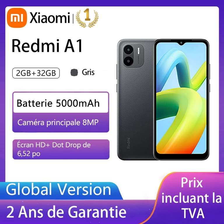 Xiaomi Redmi A1 2GB - 32GB (desde Europa)