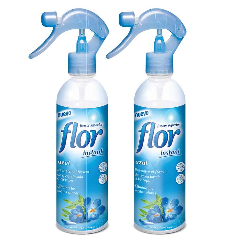 4 Flor Instant Azul Perfumador para la ropa (2x 2x 345 ml) [1'84€/ud]
