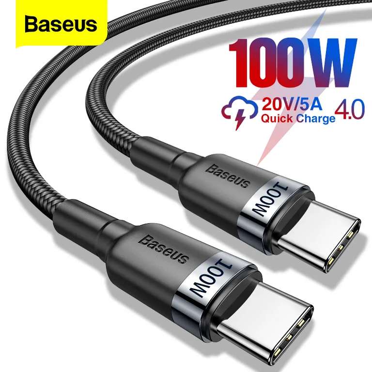 Baseus-Cable USB tipo C a USB tipo C.