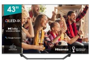 TV QLED 109,22 cm (43") Hisense 43A7GQ, 4K UHD, Smart TV