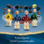LEGO Harry Potter Baúl Quidditch Set de Juego con Minifiguras Personalizables de Draco Malfoy, Cedric Diggory, Cho Chang y Golden Snitch