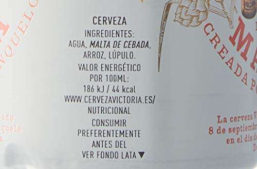 Victoria Cerveza -Dos Paquetes de 24 x 330 ml.