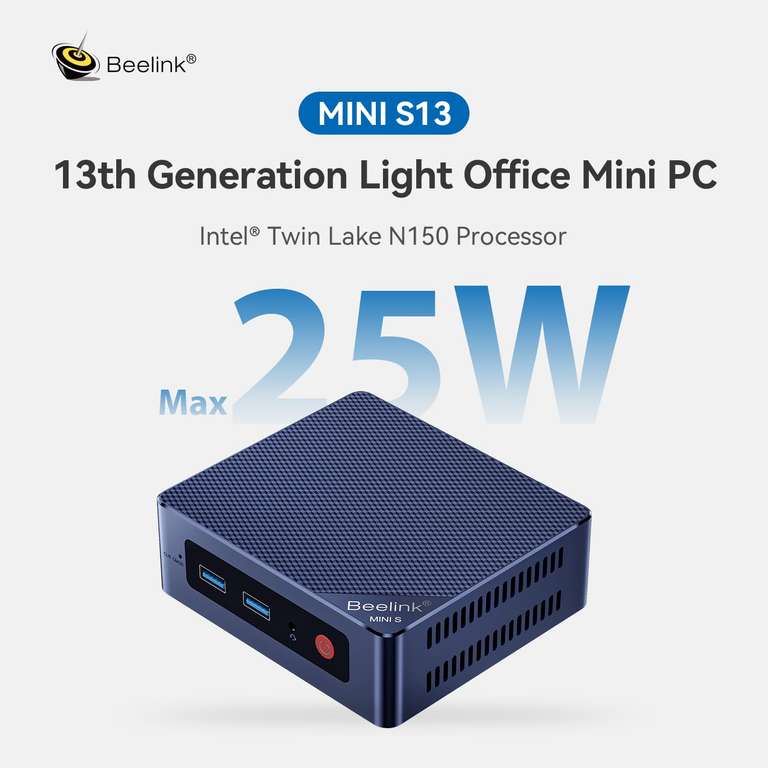 Beelink MINI-S13 Pro Mini PC, 16GB RAM, 500GB SSD a 188,99