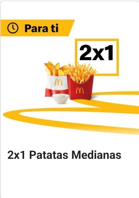2x1 en Patatas medianas en McDonald's