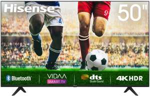 TV LED 50" - Hisense 50A7100F, UHD 4K, Smart TV, HDR 10, HLG, DTS Studio Sound, Ultra Dimming, Wifi, BT.