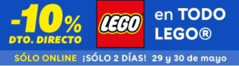 -10% en todo Lego - Toys R Us