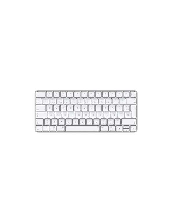 Apple Magic Keyboard con Touch ID (Blanco) - Teclado inalámbrico compacto