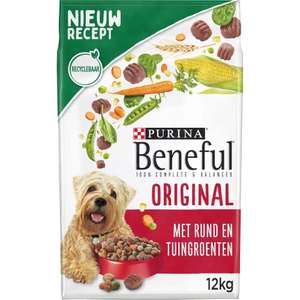 Purina beneful perros, ternera y verduras, 12kg