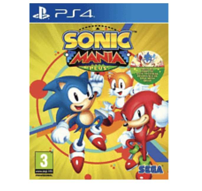 Sonic Mania Plus (ps4)