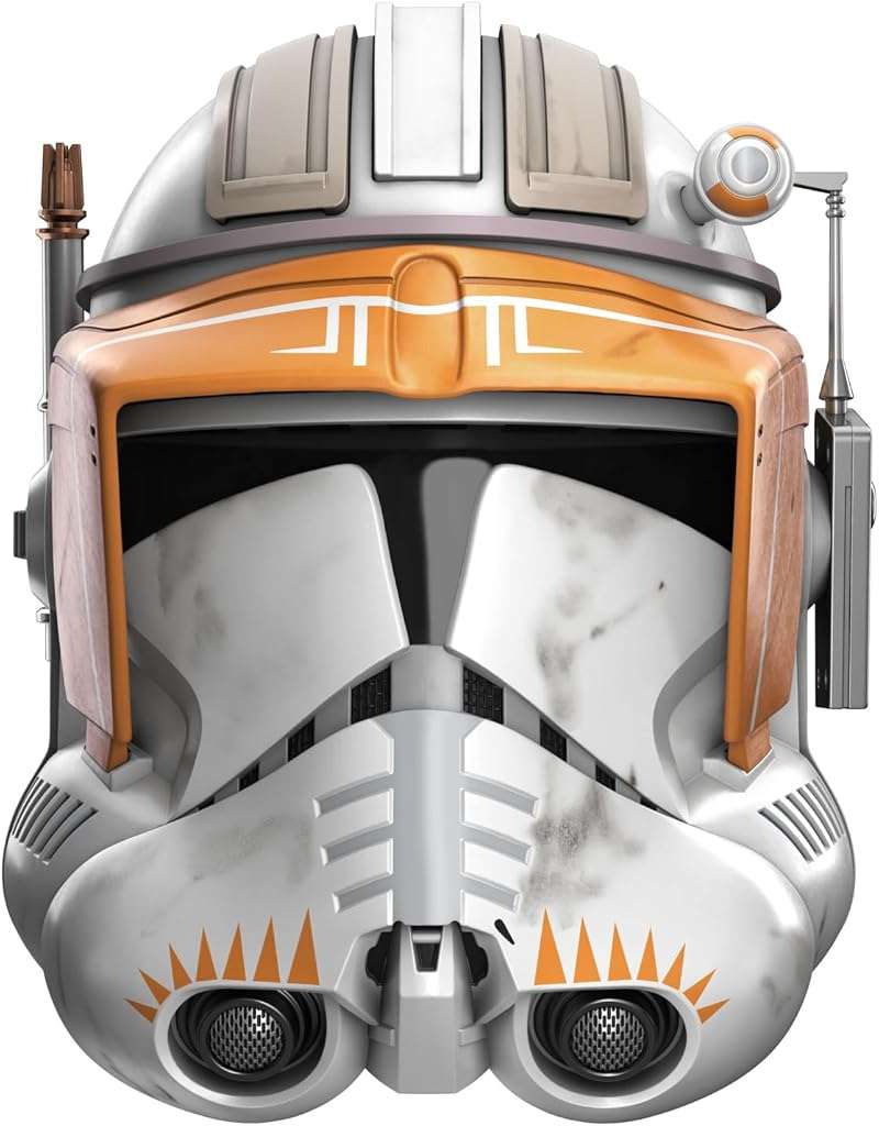 Casco Electrónico De El Mandaloriano The Black Series – Tamaño Ajustable Con Efectos De Luz LED Y Diseño Premium Para Roleplay Y Colección