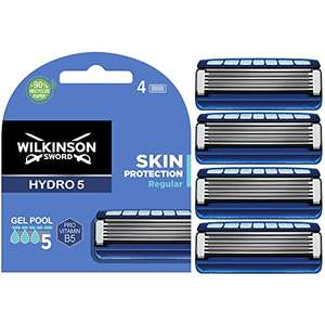 4 Recambios de cuchillas Wilkinson Sword Hydro 5 Skin
