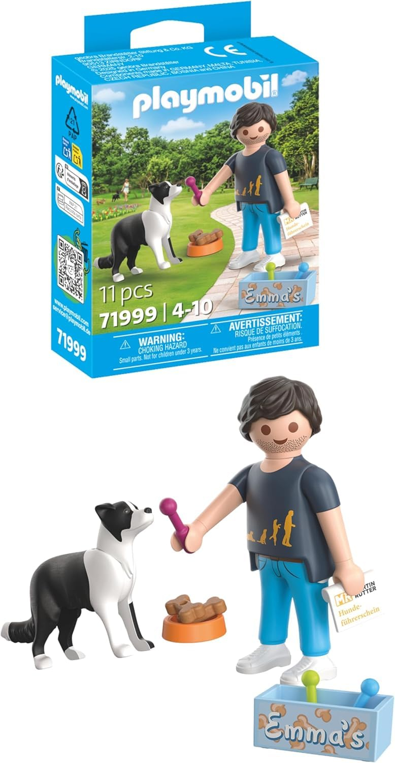 PLAYMOBIL Martin Rütter - Entrenador de perros | Juguetes a partir de 4 años | Regalo para niños | Fomenta la creatividad y la empatía