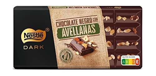 Nestle Dark Chocolate Negro con Avellanas pack de 12 tabletas x 150 g