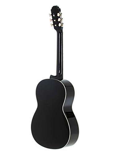 PURE GEWA Guitarra clásica BasicPlus 3/4 negro