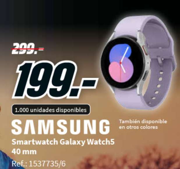Smartwatch - Samsung Watch 4 BT, 44 mm, Charge 5, Suunto 9 Baro, Samsung Galaxy Watch5 BT 40mm