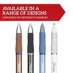 Sharpie S-Gel, Set de 2 Bolígrafos de gel de metal y 2 Recambios, Punta mediana (0,7 mm), Gris acero y oro rosa, Tinta negra