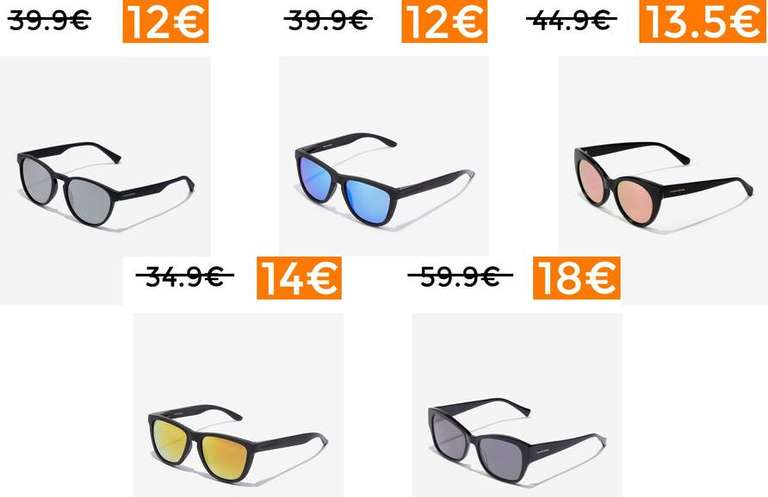 Hasta 70% de descuento en una gran selección de modelos de gafas de sol Hawkers -Desde 12€-