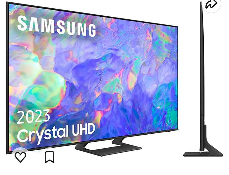 Samsung TV Crystal UHD 2023 75CU8500 - Smart TV de 75", Procesador Crystal UHD, Q-Symphony, Samsung Gaming Hub, Diseño AirSlim HDR10+ (2023)