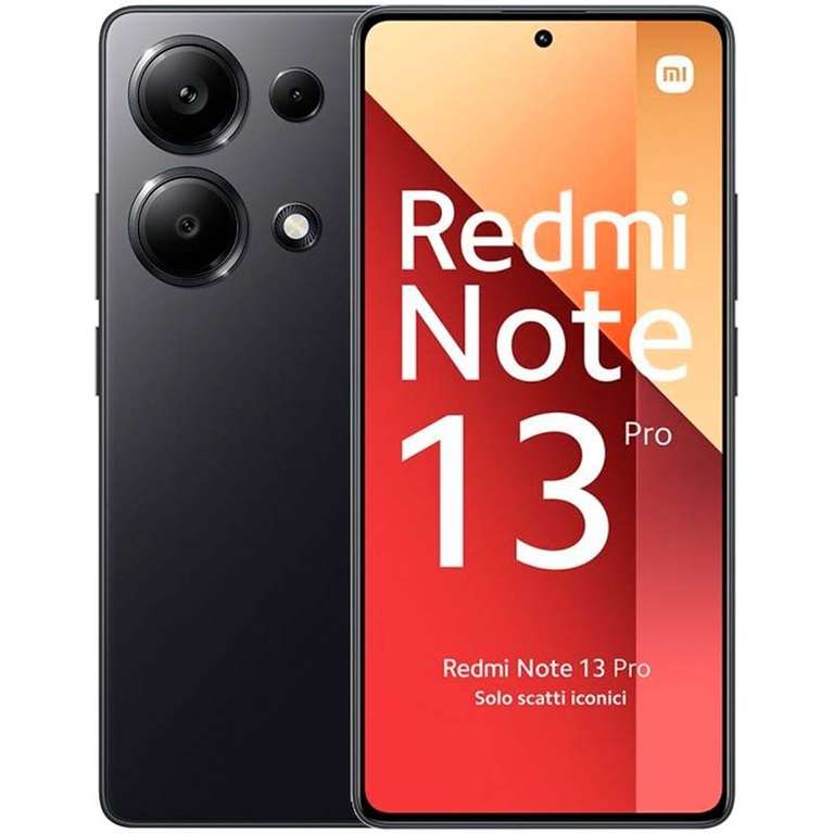 Xiaomi Redmi Note 13 Pro 4G - 8/128GB, 6.67" 1.5K AMOLED 120Hz, Helio G99 Ultra, Cámara 200MP, 5100mAh, 67W - 8/256GB por 183,65€ Smartphone