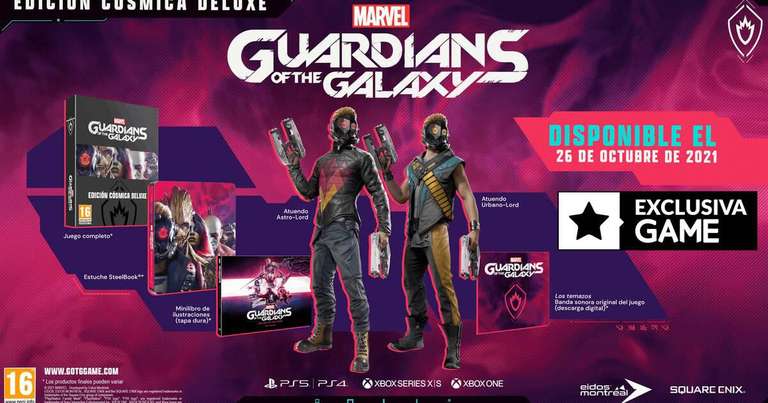 Edición Cósmica Deluxe Guardianes de la Galaxia Xbox One/Xbox Series X