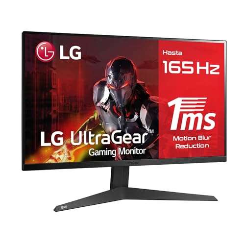 LG 24GQ50F-B - Monitor Gaming (Panel VA: 1920x1080p,165Hz, 1ms)