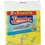 2x Spontex Bayeta Multifácil 2+1, Amarillo, 2x 3 Unidad. 1'23€/pack
