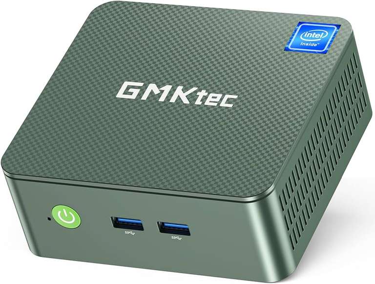 GMKtec-Mini PC G3 Intel Alder Lake N100, 8GB de RAM DDR4, 256GB, PCIe, M.2, SSD, WiFi 6, BT5.2, Windows 11 Pro
