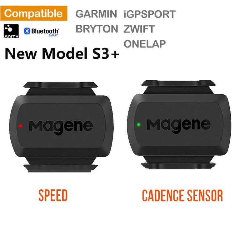 Sensores de cadencia o de velocidad para ciclismo Magene S3, Ant+ bluetooth, compatible con Garmin