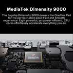 Global OnePlus Pad 11.61" 144 Hz Display 67W SUPERVOOC 1 Mes Standby Omnibearing Sound Field MTK Dimensity 9000 Tablet