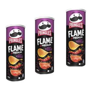 3 x Pringles Flame Sweet Chili 160g [Unidad 1'44€]