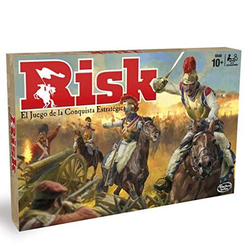 Hasbro Gaming - Clasico Risk Versión Española, 2 a 5 Jugadores