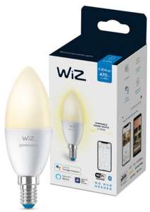 Bombilla inteligente WiZ LED Regulable Vela 40W E14 WiFi y Bluetooth (Otra Descripción )