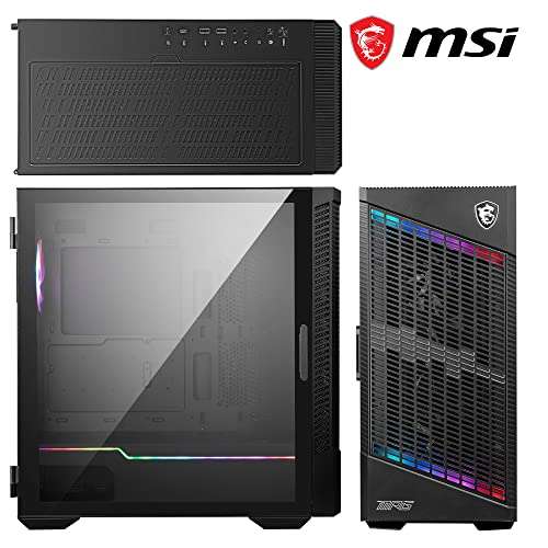 MSI MPG VELOX 100P AIRFLOW Caja PC Mid-Tower -Vidrio Templado, Mystic Light