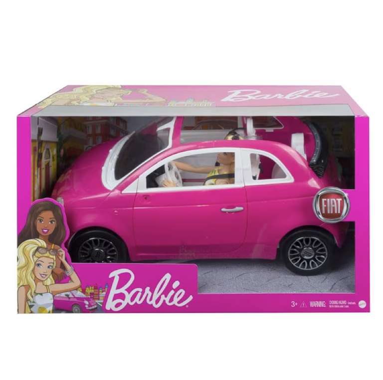 Barbie + coche fiat 500