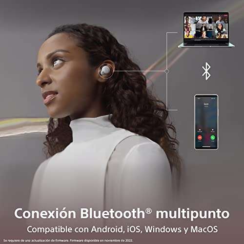Auriculares LinkBuds S True Wireless de Sony con Noise Cancelling,Bluetooth, Micrófono, Bluetooth 5.2, Azul (Media Markt varios colores)