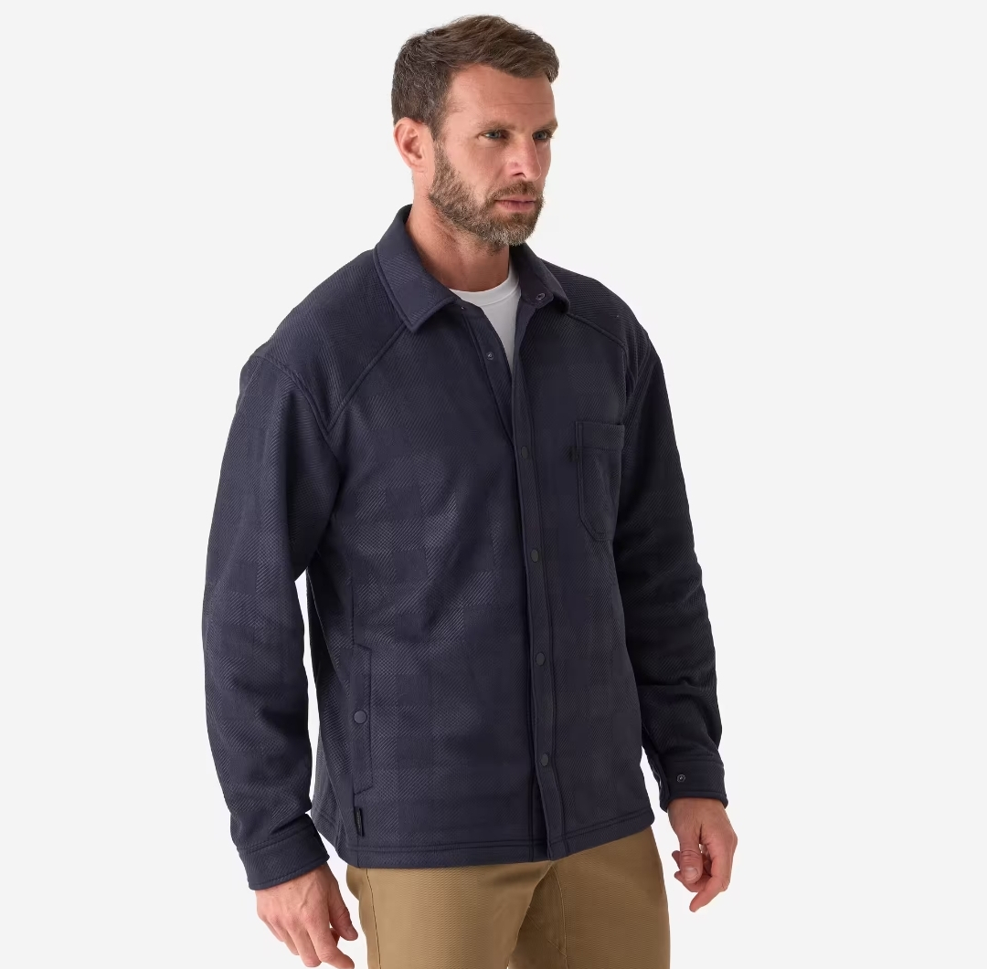 Sobrecamisa polar a cuadros color azul | Todas las tallas | Recogida gratis