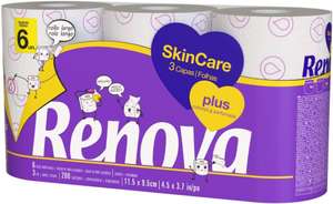 Promoción 2x1 Renova SkinCare Plus 3 capas pack 6uds x 3,85€ (sale el pack a 1,95€ y el rollo a 0,32€)