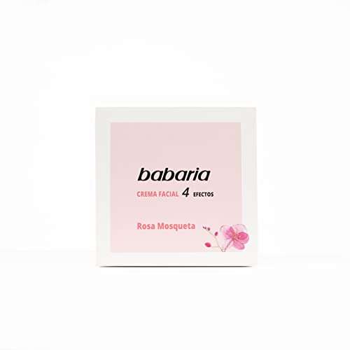 2 x Babaria - Crema Facial con Rosa Mosqueta, - 50 ml (compra recurrente)