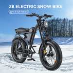 Bicicleta eléctrica Z8 48V 15A 500W (desde Europa)