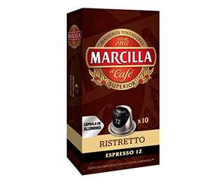 Marcilla café espresso Ristretto. 20 packs de 10 cápsulas cada uno. 2,22 el pack de 10!!!!