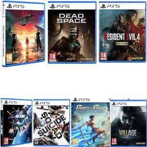 Juegos PlayStation 5, FF Rebirth, Dead Space, Resident Evil 4 Gold, Village, Stellar Blade, Prince of Persia, Blade Assault y muchos mas