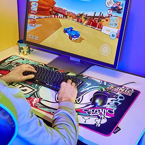 Energy Sistem Gaming Mouse Pad ESG Sonic Graffiti, XXL.