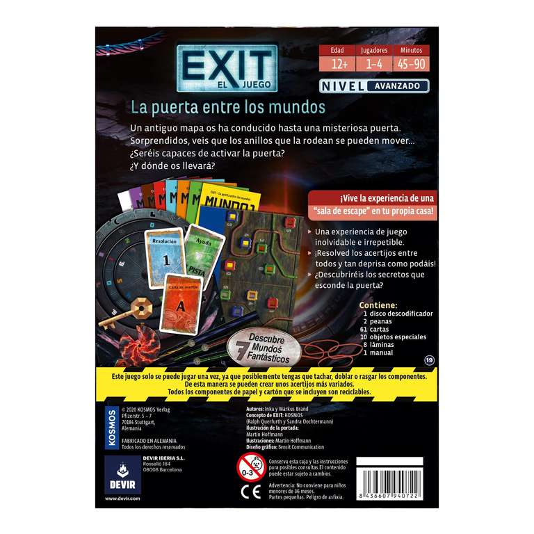 Exit: La Puerta Entre los Mundos - Juego de Mesa