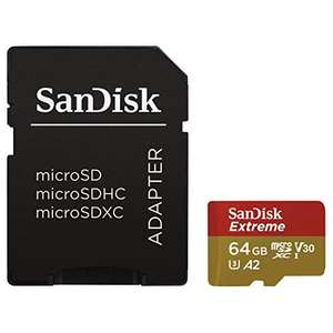 Tarjeta SD Sandisk 64 GB a precio de 32.