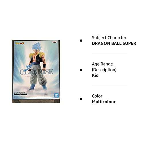 Figura Dragon Ball Gogeta Super Saiyan God Clearise de Banpresto
