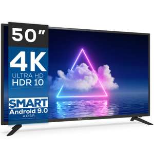 Smart TV 50 pulgadas televisor Led 4K Android 9.0 - TD Systems K50DLG12US.