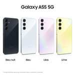 Samsung Galaxy A55 5G - 8/128GB, 6.6" FHD+ Super AMOLED, Exynos 1480 Octa-Core, 5000 mAh, Android 14 - Smartphone