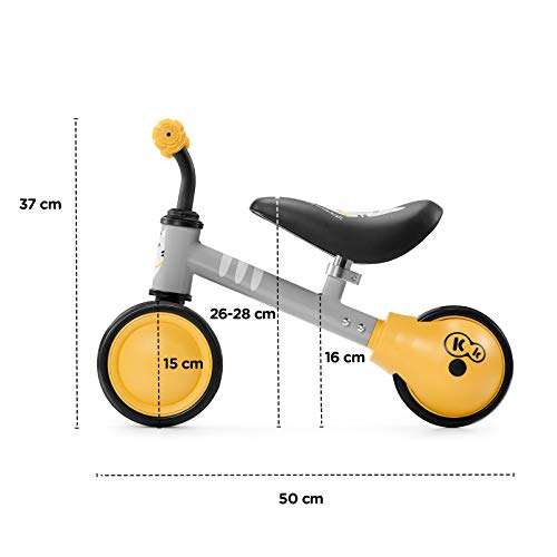 Kinderkraft Bicicleta sin Pedales Cutie, Triciclo, Segura, Ultraligera, Turquesa, Unisex-Baby, 1 Unidad (Paquete de 1)